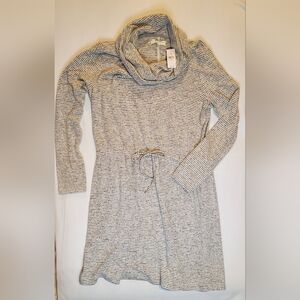 NWT Loft Cowl Neck Sweater Dress Large Lou & Grey